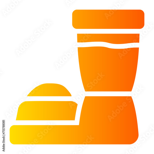 pet feeder gradient icon