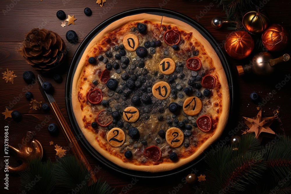 pizza pepperoni on the table Generative AI pizza pepperoni on the table Generative AI
