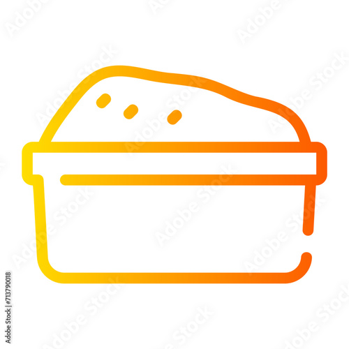 litter box gradient icon