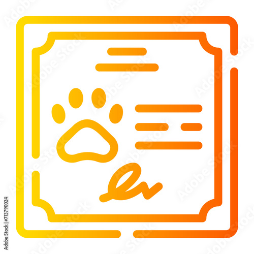 pedigree gradient icon