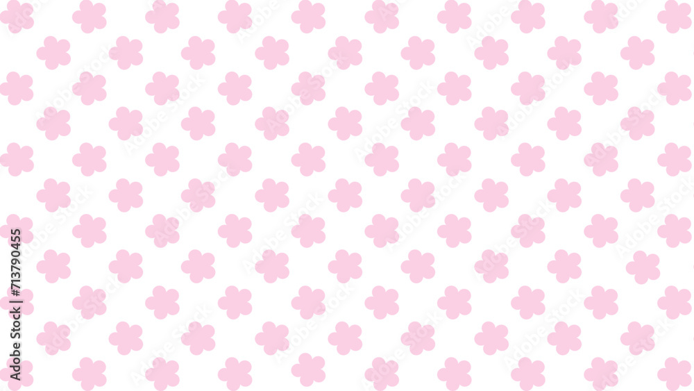 Seamless pattern with pink flowers Seamless pattern with pink flowers