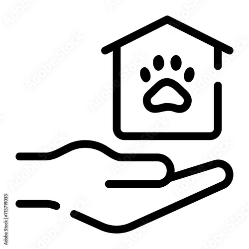 daycare line icon