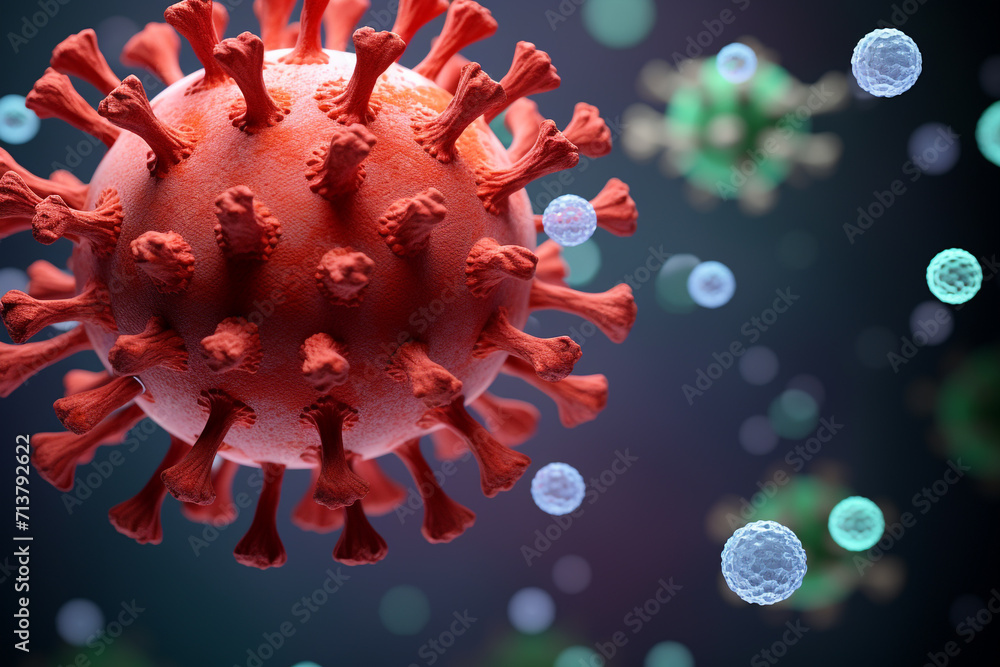Image of coronavirus disease. Image of coronavirus disease.