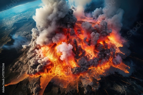 volcanic eruption 