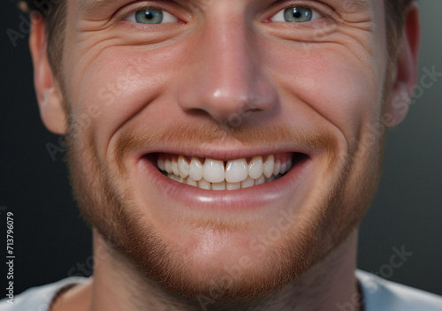 close up of a smiling man