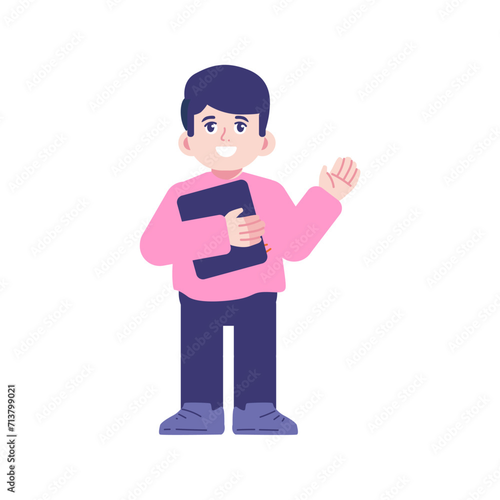 pose of person wearing pink clothes person