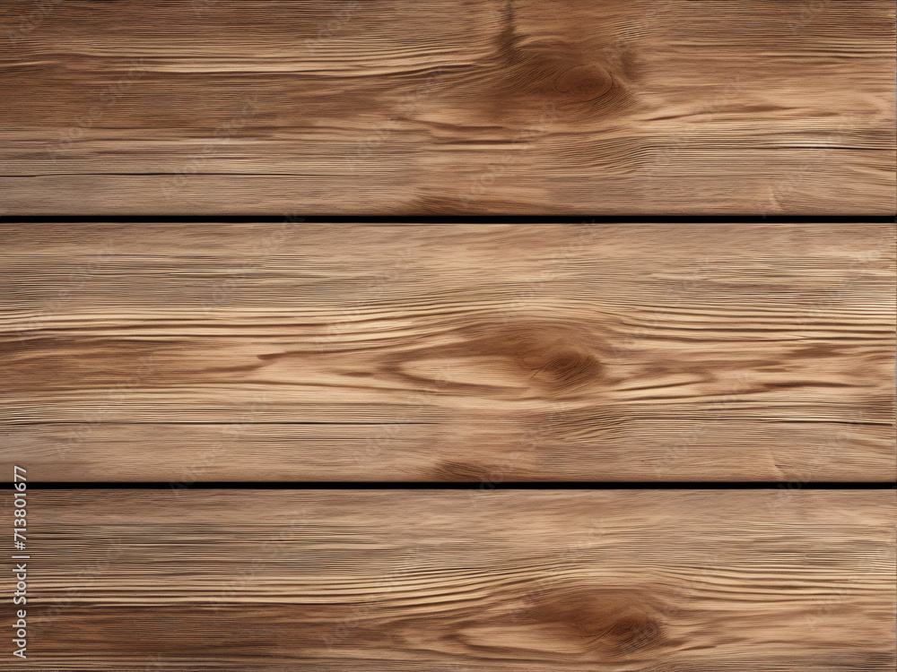 Fototapeta premium Rustic Timber Flooring with Natural Wood Grain Pattern in Closeup View