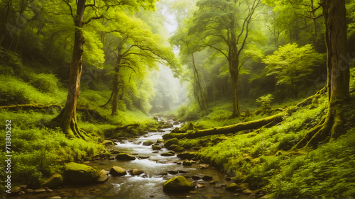 waterfall in the forest