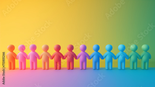 Diversity concept LGBT+ community. Symbolizing diversity in the world