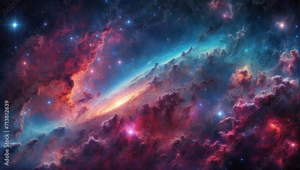 background with space and stars background with space and stars