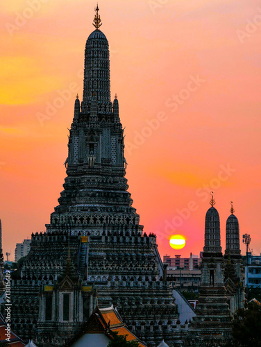 Wat Arun. Bangkok. Thailand. Temple © Mateusz