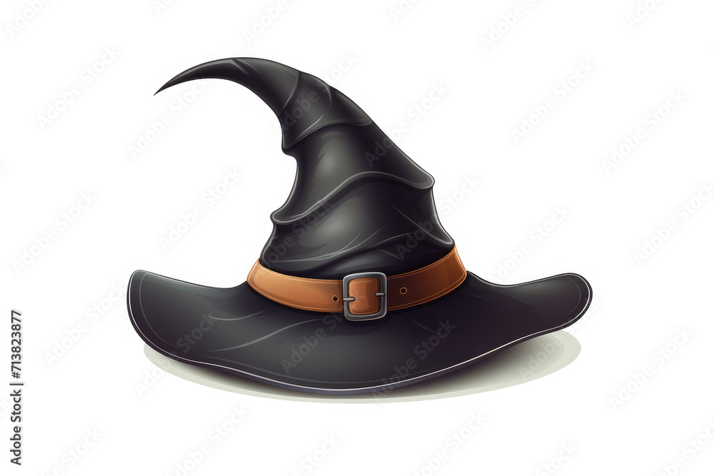 Witch hat isolated on white background Witch hat isolated on white background