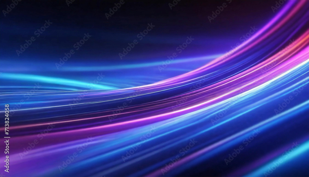 Blue Neon Business Background