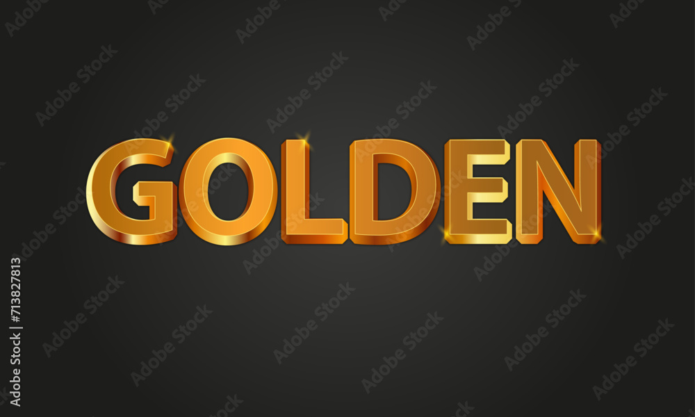 Unique golden editable text effect design Unique golden editable text effect design