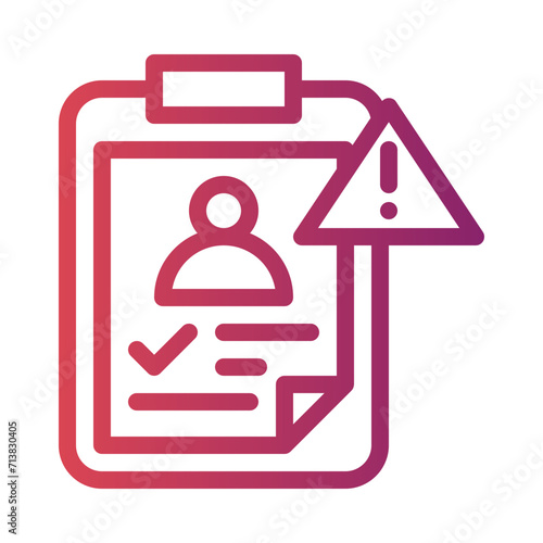 risk gradient icon