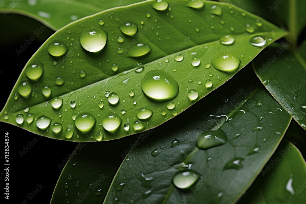 Captivating and serene natural water drops background for all your creative needs Captivating and serene natural water drops background for all your creative needs