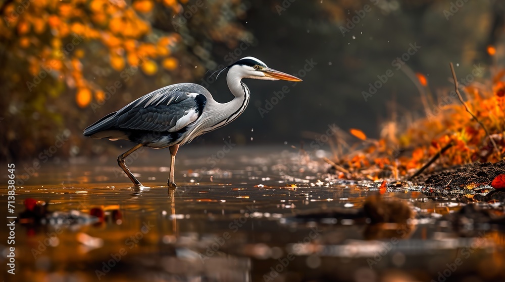 Fototapeta premium great heron