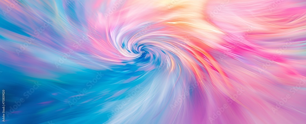 Abstract Soft Flow in Pastel Hues