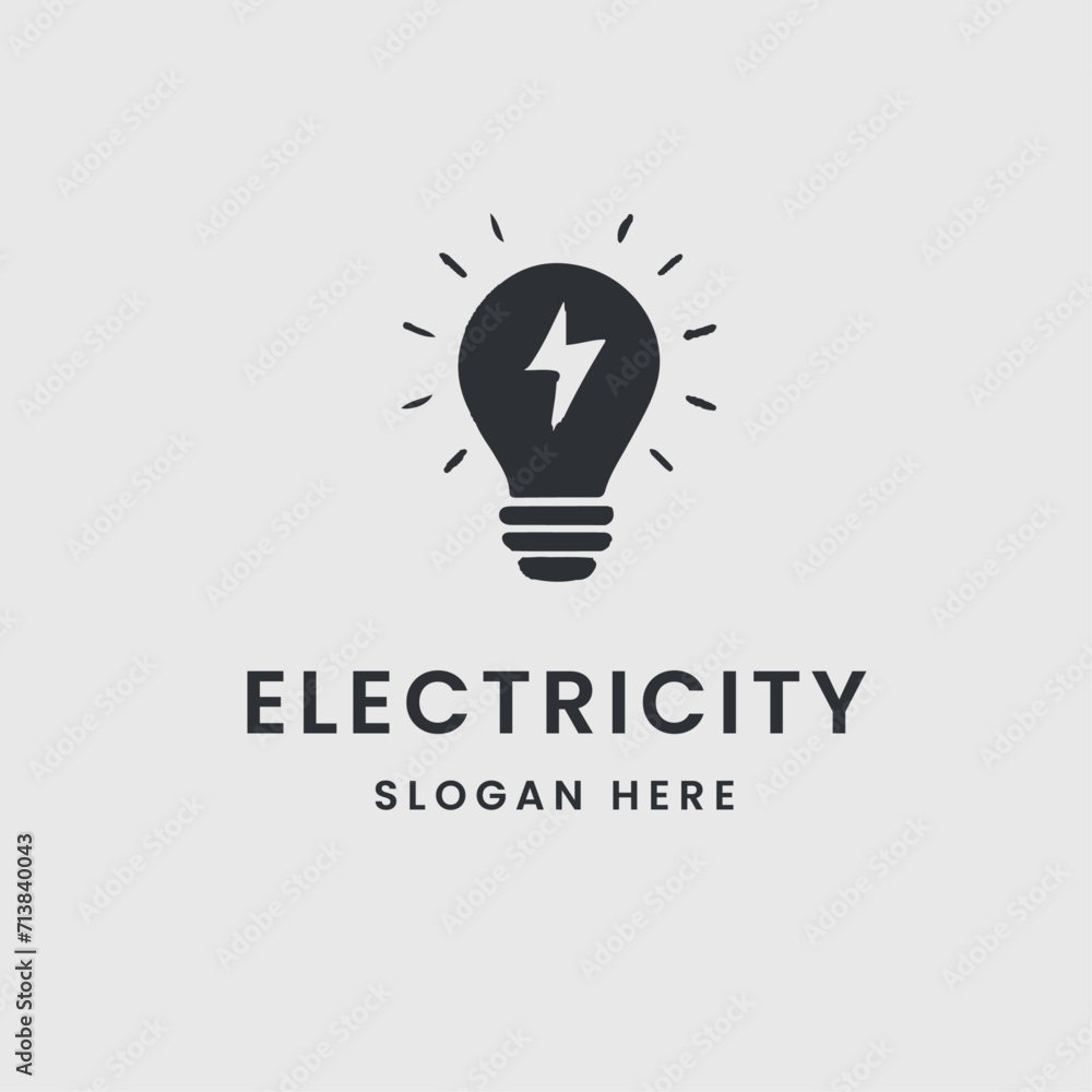 lamp logo design in a monochrome simple style lamp logo design in a monochrome simple style