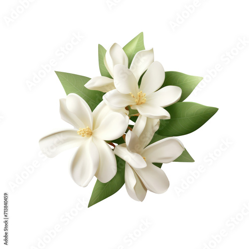 Jasmine flower on transparency background PNG