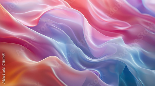 Abstract background of colorful waves flowing seamlessly