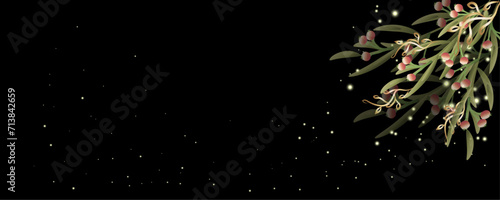 Vector art deco luxury flower, leaves line pattern, golden background. Golden botany banner. Japanese style Hand drawn vector. Line art style design. Hand drawn florals for packaging,coveand wall arts