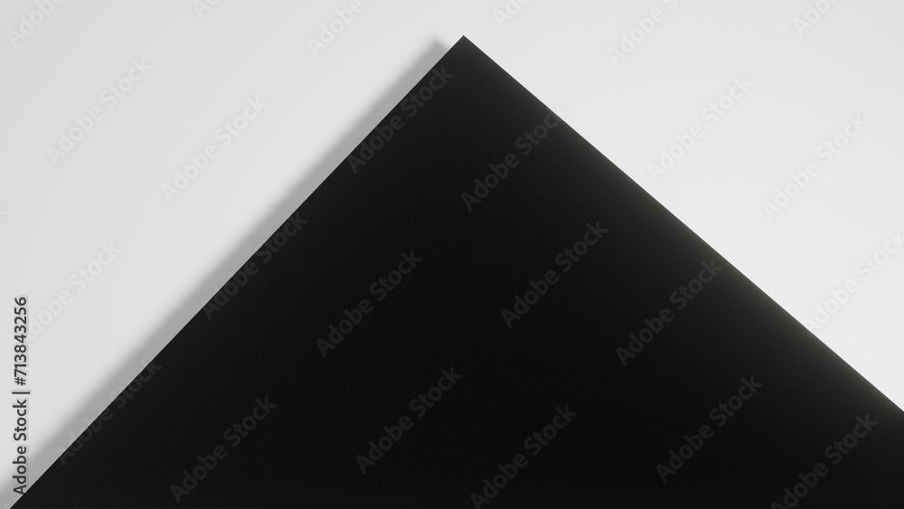 black card on white background for logo design mockup