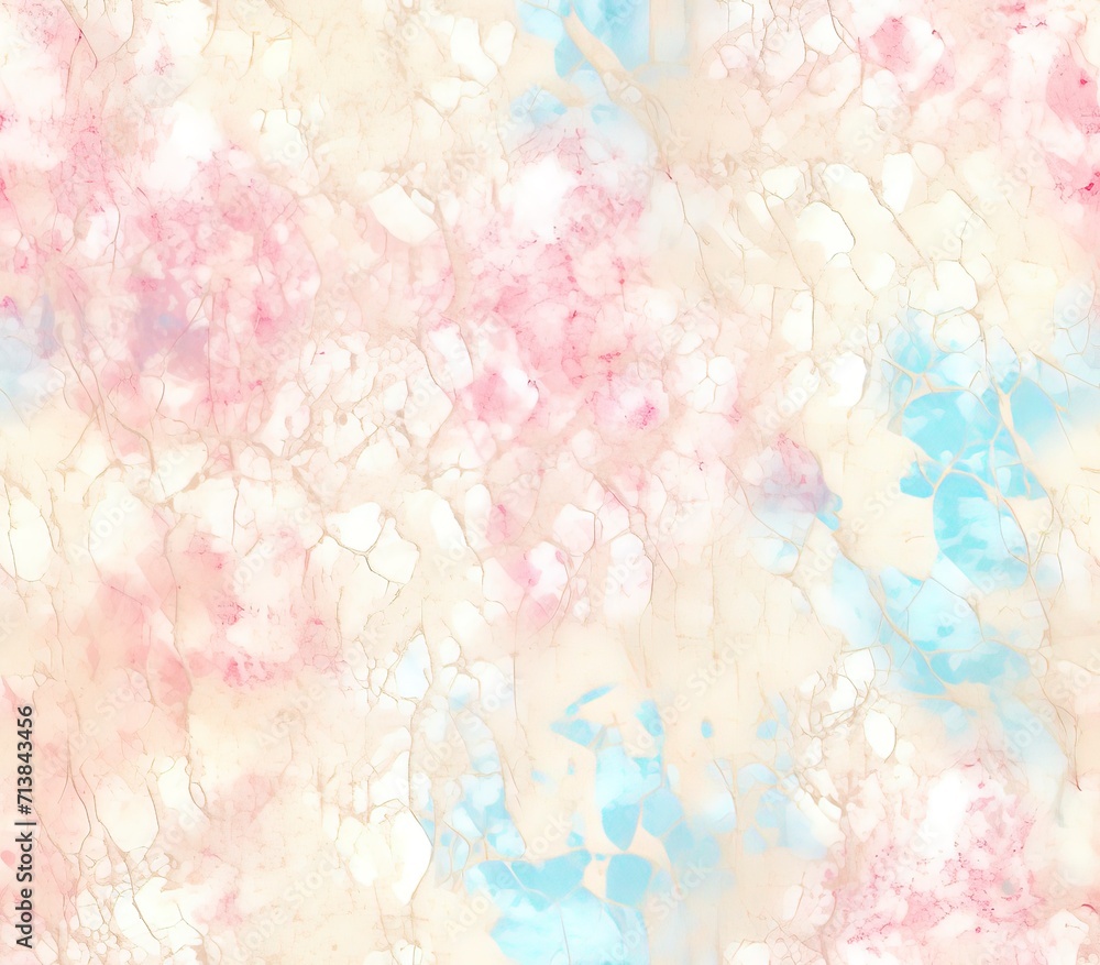 White and Pastel Acid Wash, Fabric Pattern, Seamless Pattern.