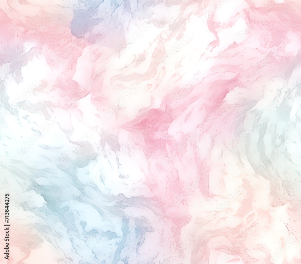 White and Pastel Acid Wash, Fabric Pattern, Seamless Pattern.