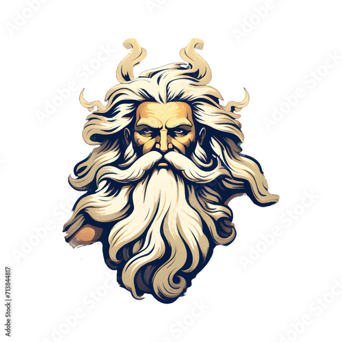 Zeus logo design 3 color