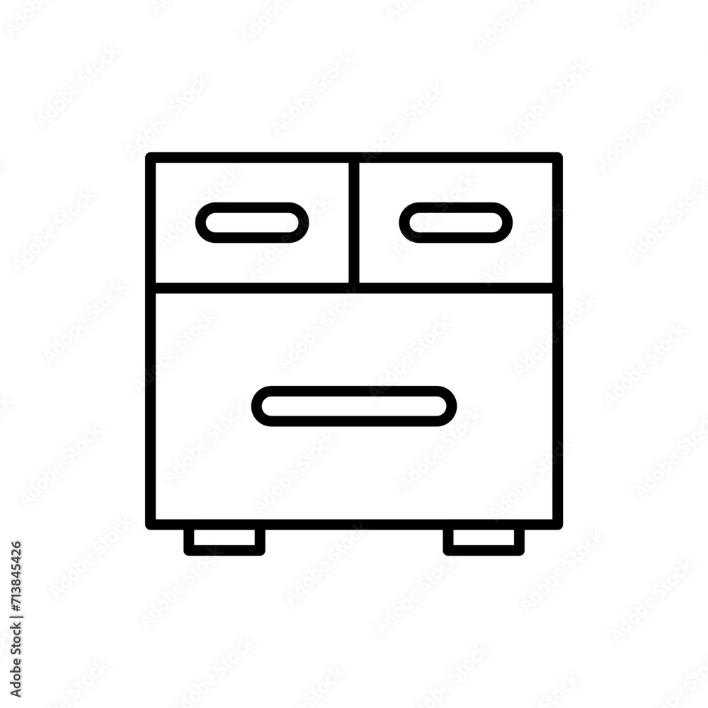 Storage box outline icons, minimalist vector illustration ,simple transparent graphic element .Isolated on white background Storage box outline icons, minimalist vector illustration ,simple transparent graphic element .Isolated on white background