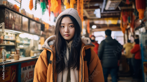 Young Asian woman casual potrait