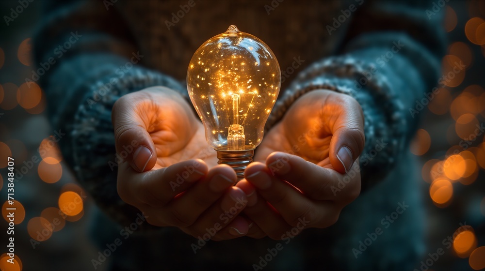 Creative light bulb Think different creative idea concept Creative light bulb Think different creative idea concept