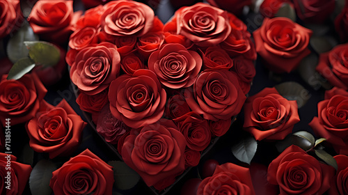 Romantic heart-shaped Valentine s Day background  symbolizing Valentine s Day  wedding  love