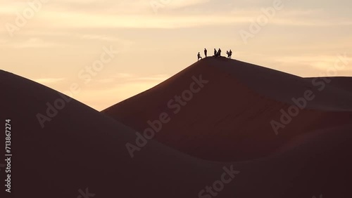 sahara desert landscape, amazing footage of desert in north africa, beautiful nature earth landmark photo