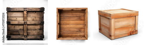 Unique view of a Crate on transparency background PNG