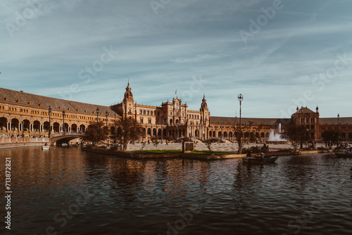 Plaza de España in Sevilla Spanien 