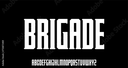 bold condensed font for poster and head line