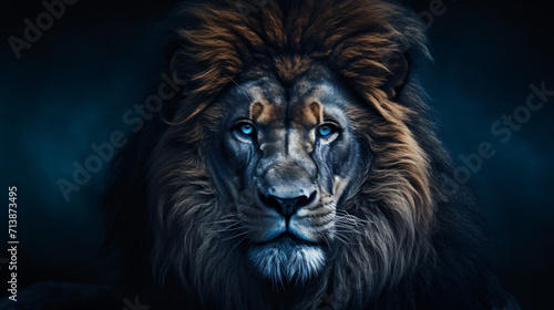 Beautiful background with lion © Cedar