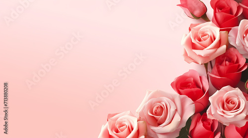 Valentine s Day background with hearts  love and romance background