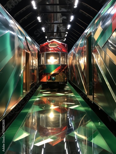 Fancy Futuristic Train