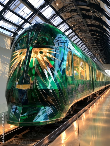 Fancy Futuristic Train