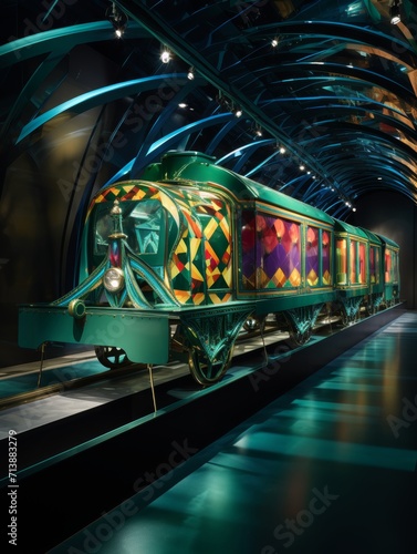 Fancy Futuristic Train