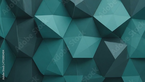 Polygonal flat decorative background