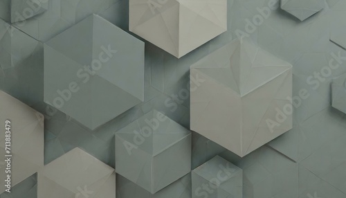 Polygonal flat decorative background