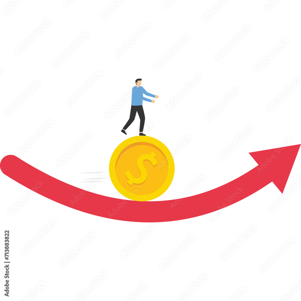 Business opportunity to grow up in economic crisis, investment risk, confidence investor, rising up graph, Vector illustration design concept in flat style
Business opportunity to grow up in economic crisis, investment risk, confidence investor, rising up graph, Vector illustration design concept in flat style