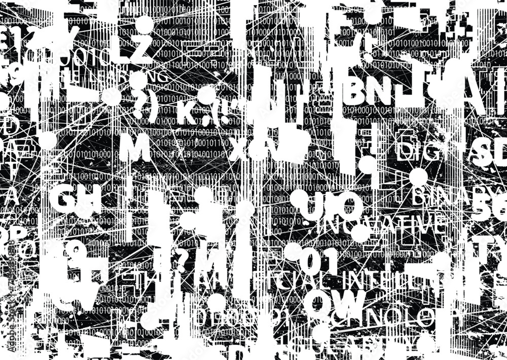 Big data futuristic design .Overlay texture. Digital visualization . Particles stream . Binary background . Technology information concept . Vector Big data futuristic design .Overlay texture. Digital visualization . Particles stream . Binary background . Technology information concept . Vector