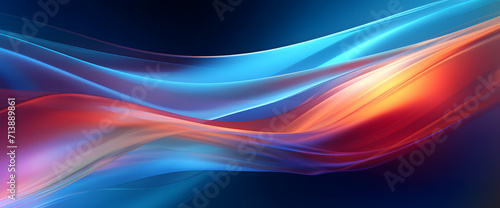 Abstract background featuring a vibrant and colorful wavy pattern. Set against a dark backdrop.