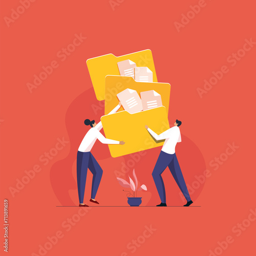 Document management, Online documentation database, File folder storage system, Information organization