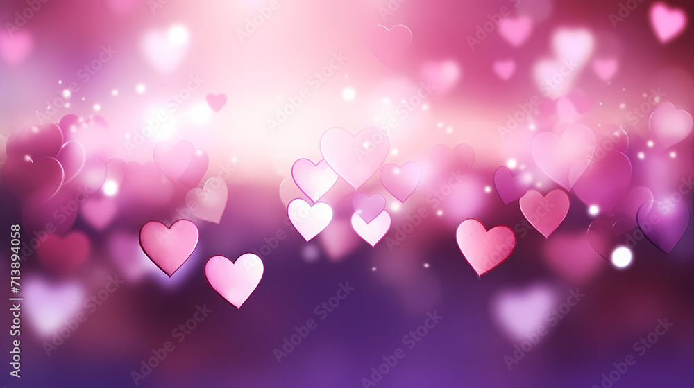 Valentine's Day background with hearts, love and romance background Valentine's Day background with hearts, love and romance background